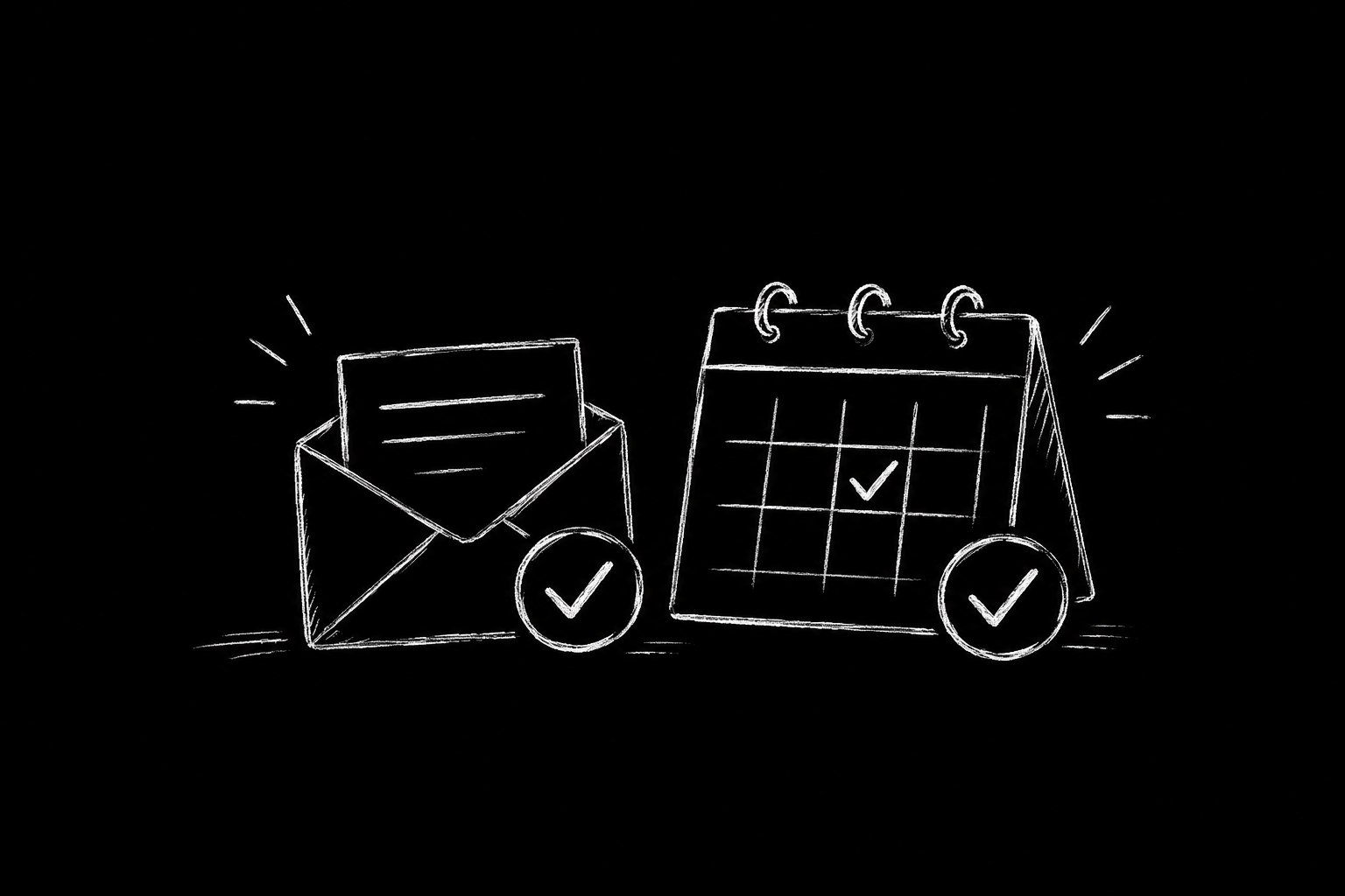 Inbox and calendar organized
